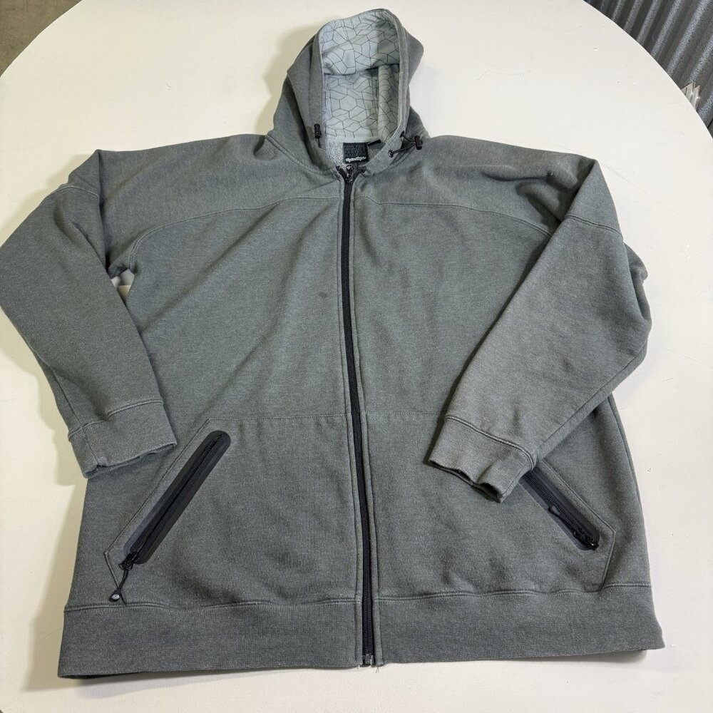 Troy Lee Designs Full Zip Hoodie Mens Size 2XL Sweatshirt Gray